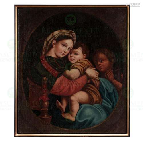 ITALIAN SCHOOL (18TH/19TH CENTURY), VIRGIN WITH STYLE AND SA...