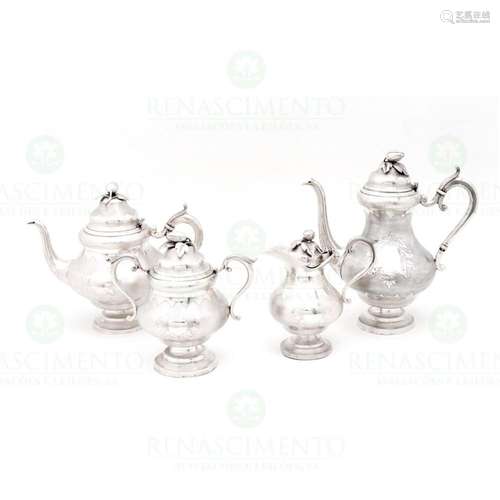 A TEA AND COFFEE SET