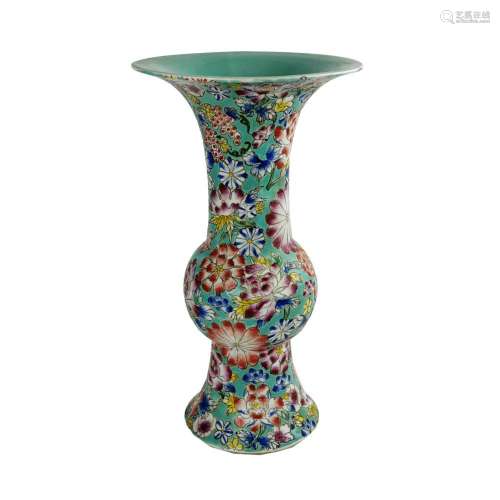Millefiori chinese porcelain vase