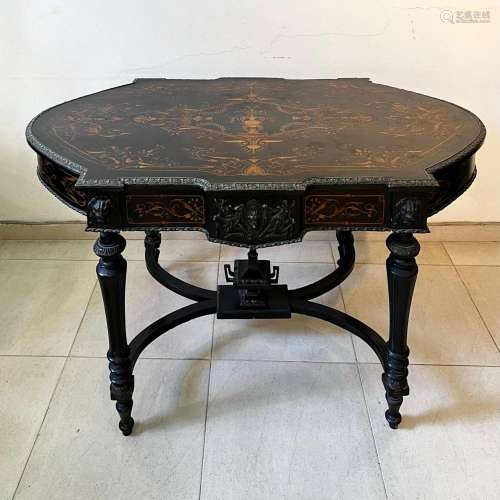 Second Empire period living room table