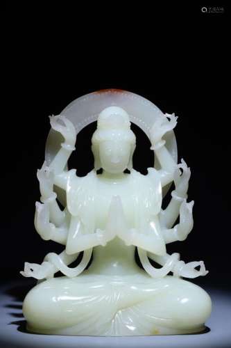 Hetian Jade Avalokitesvara Ornament