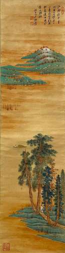 Zhang Daqian's landscape painting