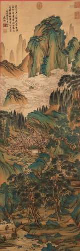 Wen Zhengming's landscape painting