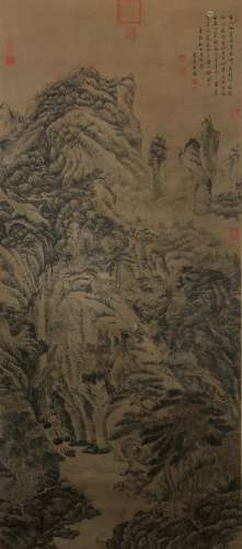 Wang Jian's landscape painting