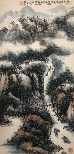 Lai Shaoqi's landscape painting