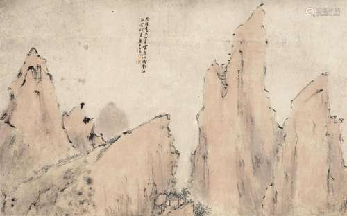 LIANG YUWEI (1844-1917)  Landscape, 1902