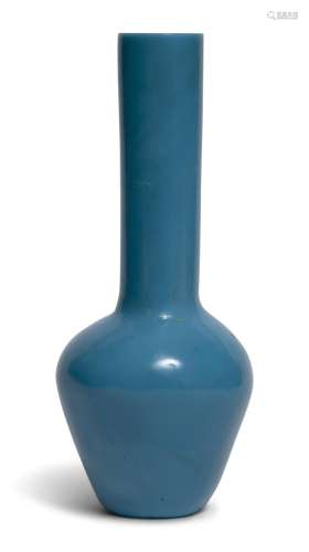 A Chinese Peking Glass Bottle Vase Height 10 "