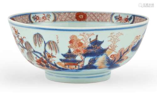 A Chinese Imari Palette Export Porcelain Bowl Diameter 10 &q...