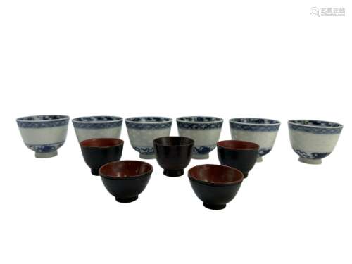 A set of cups, Qing Dynasty Pr.