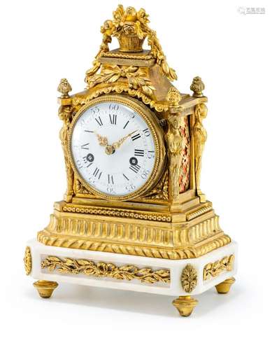 Kleine Pendule Louis XVI Frankreich, um 1780