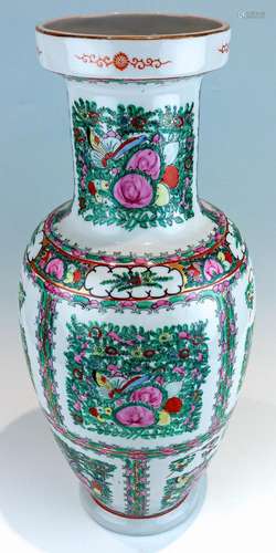 Bauchige Vase China, Kanton-Stil