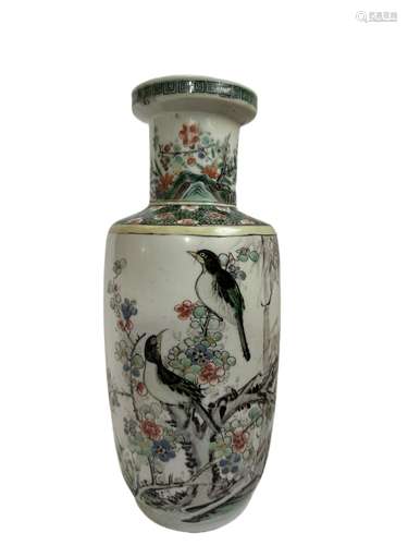 A famille verte vase, KangXi Pr.