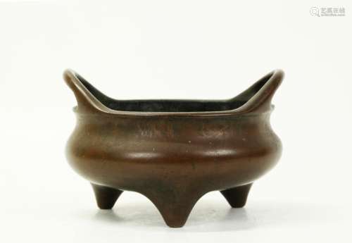 Chinese 19th Century Bronze Incense Burner