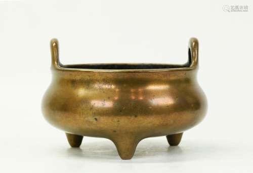 Chinese 18th Century Bronze Incense Burner