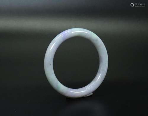 Chinese Translucent Lavender Jadeite Bangle