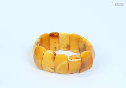 Butterscotch Amber 14 Link Bracelet