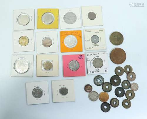 32 Coins: China, World, Japan, Indo-China