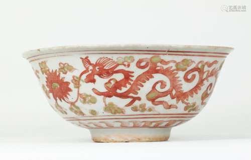 Chinese Swatow Zhangzhou Ming Porcelain Bowl