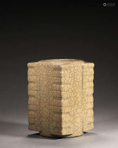 A Ge kiln porcelain cong vase