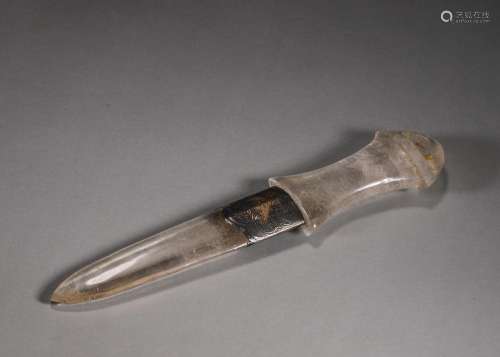 A crystal sword