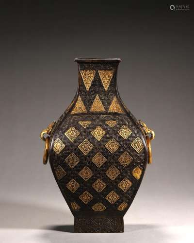 A gilding copper pot, Yongle period mark
