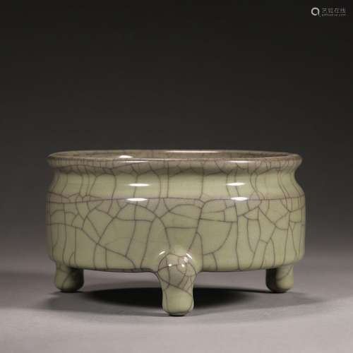 A Ge kiln porcelain censer