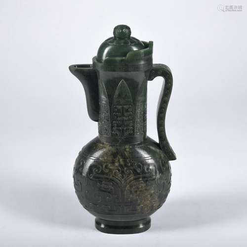 A jade winepot