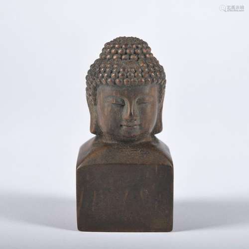 A bamboo 'buddha' seal