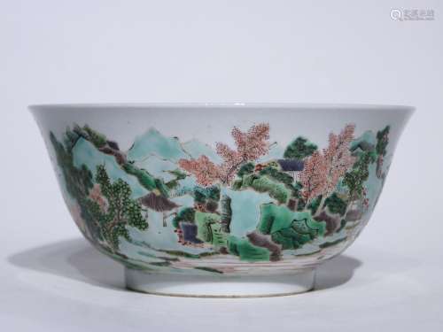 A Wu cai 'poems' bowl