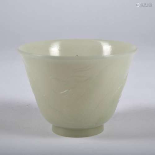 A jade cup