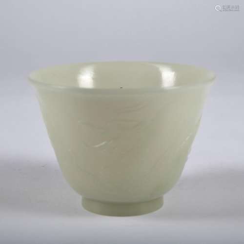 A jade cup