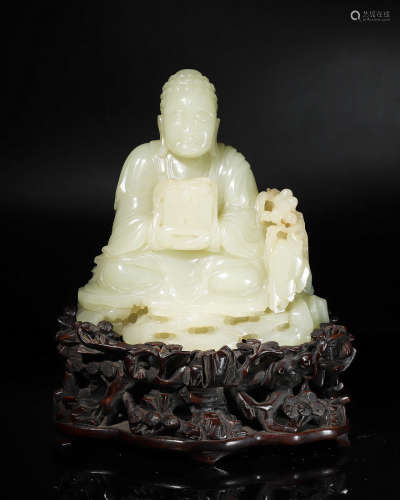 A jade statue of Buddha
