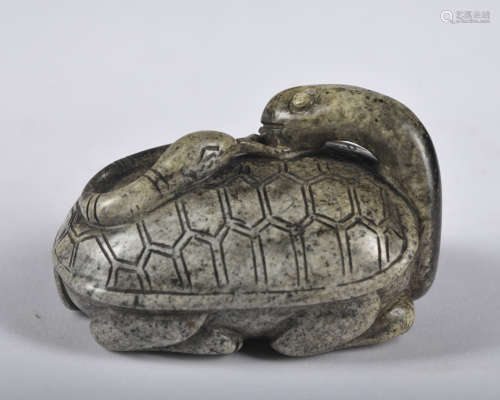 A jade 'turtle' ornament