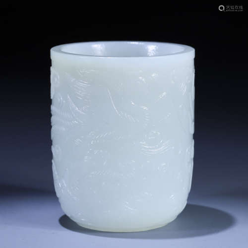 A jade cup