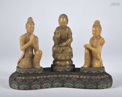 A set of Shou shan stone buddha