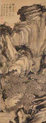 Zhang Daqian's landscape painting