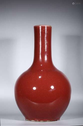 Red glaze celestial bottle