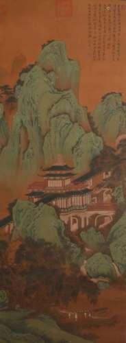 Shen Zhou landscape painting