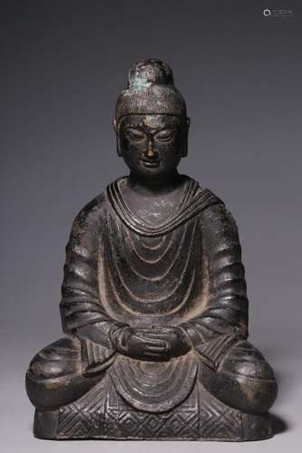 Bronze statue of Sakyamuni Buddha