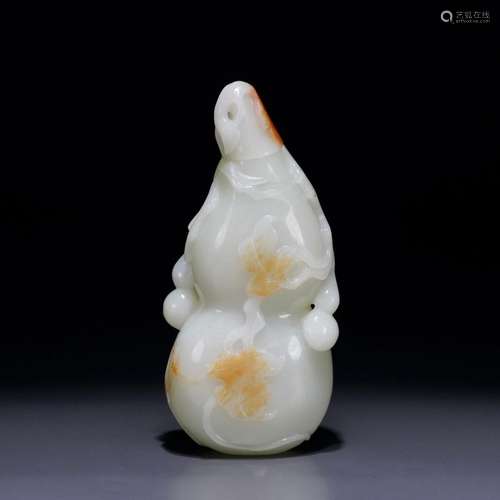 Hetian jade gourd bottle