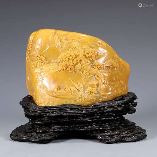 Tianhuang Landscape Figure Ornament