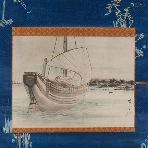 Utagawa Hiroshige II (1826-1869), Hanging Scroll Painting De...