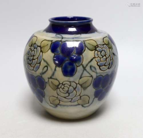 A Doulton Lambeth stoneware jar, 15cms high