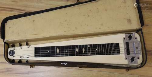 A Selmer electric lap steel guitar, 76cms long