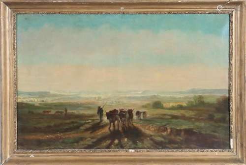 Antoine CHINTREUIL (1814-1873), attribué à. Paysage au
