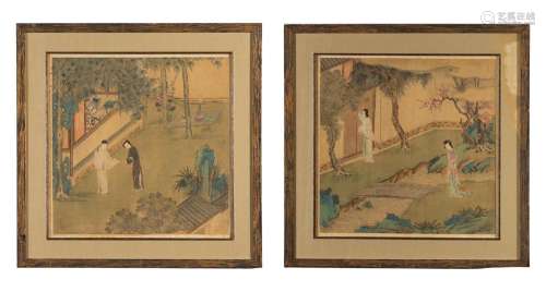 After Qiu Ying (1494-1552), Wen Zhengming (1470-1559) (Chine...