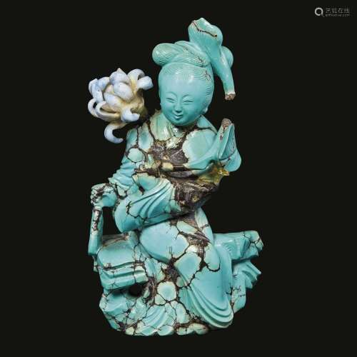 A SCULPTURE, CHINA, QING DYNASTY, 19TH-20TH CENTURIES<br />
...