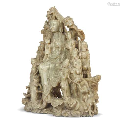 A CARVING, CHINA, QING DYNASTY, 19TH-20TH CENTURIES<br />
清...