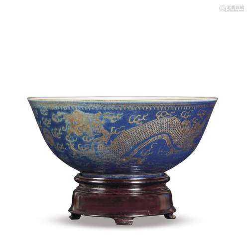 A BOWL, CHINA, QING DYNASTY, 19-20TH CENTURIES<br />
清 十九...