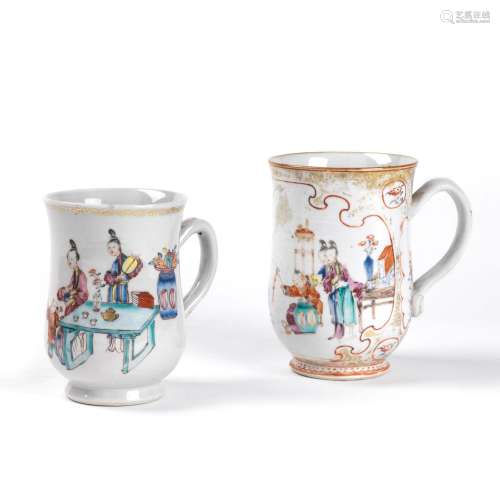TWO CUPS, CHINA, QING DYNASTY, 18TH CENTURY<br />
清 十八世纪...